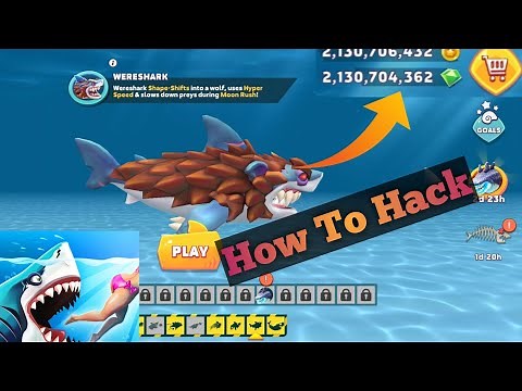 How to Hungry shark evolution game hack//How to Hungry shark evolution mod apk// Hungry shark
