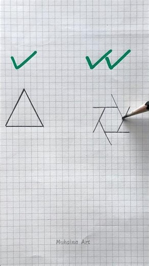 How to draw 3d triangle😱🤩 #shorts #craft #art #drawing #crafts #satisfying