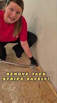 Carpet Tack Strip Removal Made Simple | DIY Flooring Tips