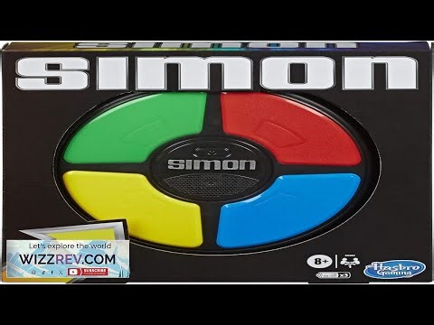 Hasbro Gaming Simon Handheld Electronic Memory Game With Lights and Sounds