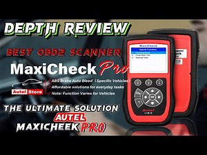 Autel MaxiCheck Pro: Reset Oil Service Light, EPB, SRS, BMS, and Bleed ABS Brakes |