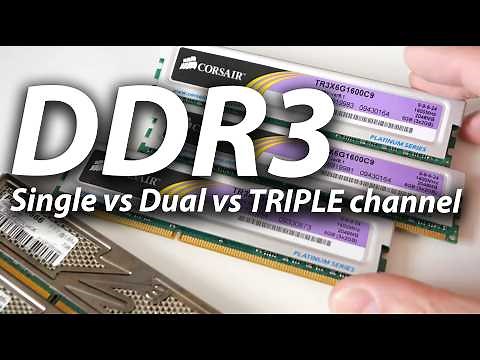 DDR3 RAM: Single vs Dual vs Triple Channel (Single channel Vs Dual channel Vs Triple channel) #speed