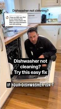 Dishwasher not cleaning? Try this easy fix #tutorial #diy