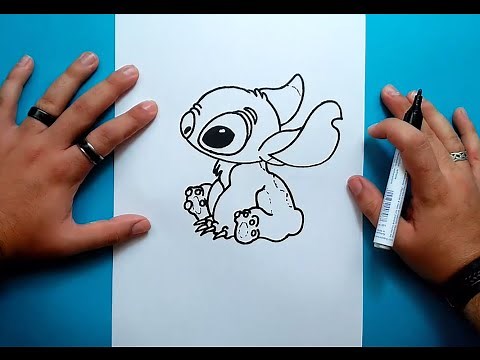 Como dibujar a Stitch paso a paso - Lilo y Stitch | How to draw Stitch - Lilo & Stitch