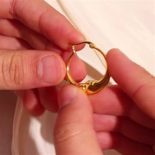 Moon Earrings: Dainty Crescent Hoop Earrings, Minimalist Jewelry Gift, Gold & Silver Hoop Earring - Etsy