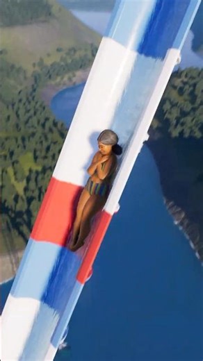 The Scariest Water Slide Ever Built – Planet Coaster 2 #waterslide #waterpark #shorts