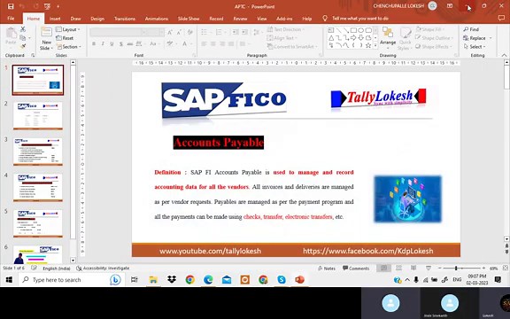 How to do Accounts Payable Configuration in SAP FICO TELUGU | LIVE CLASSES | By Lokesh