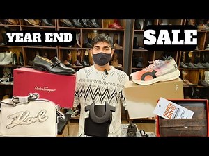 original branded leather shoes and premium quality sneaker current year Stock year end sale