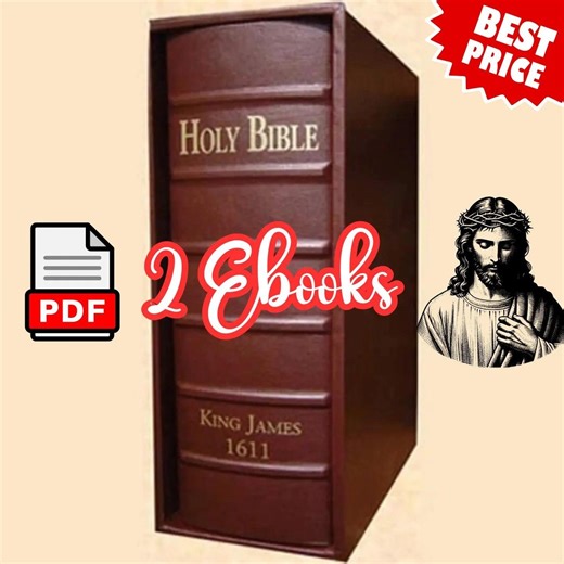 The King James Holy Bible With Apocrypha / Reproduction-of-the-original-king-james-version-1611-bible-with-apocrypha / 2 EBOOKS - Etsy UK