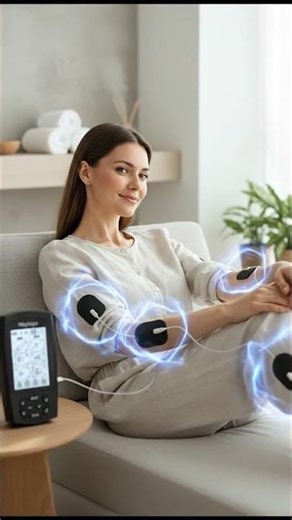 AUVON 3-in-1 TENS Unit Muscle Stimulator|EMS Massage Machine