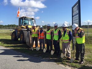 Officials break ground on NAS JAX improvements