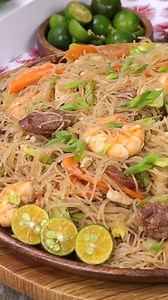 Pancit Bihon Guisado is a staple dish in the Philippines for everyday meals or special occasions. Every cook or household has its own method of making this noodle stir-fry. Instead of soaking the noodles in water to soften them, I quickly submerge the bihon in chicken broth to ensure even cooking and add depth of flavor. Give it a try, and let me know what you think in the comments. Enjoy! | Kawaling Pinoy Recipe Blog