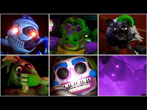 FNAF Security Breach ALL BOSSES