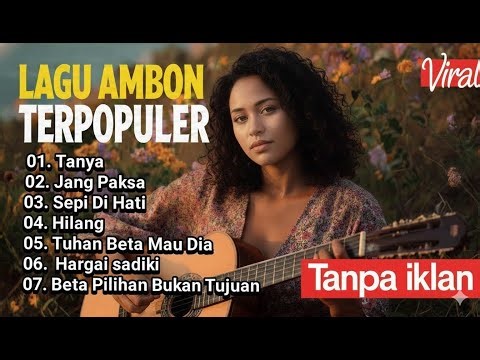 Suasana air terjun di hutan yang basah