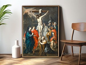 The Crucifixion Jesus of Nazareth by Follower of Peter Paul Rubens, Jesus Artwork Famous Old Master Painting. Jesus Crucifixion Baroque Art. - Etsy