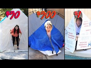 $1 vs $500 SURVIVAL CHALLENGE winner gets $10,000 Challenge!