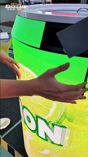 Repairing a canned screen with soft LED modules!#ledscreen #ledvideowall #ledboard #eagerled