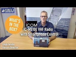 Icom IC-M510E VHF Radio With Smartphone Control - What's in the box?