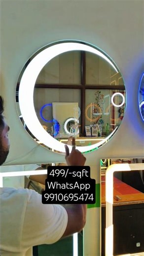 LED Touch Sensor Mirror #beelight