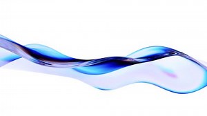 Abstract animation, background design with iridescent wave, 4k looping video, 3d render