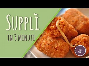 Supplì in 3 minuti - Chef Piero