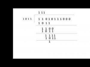 Cyclic Redundancy Check animation (Network Laboratory part 1)