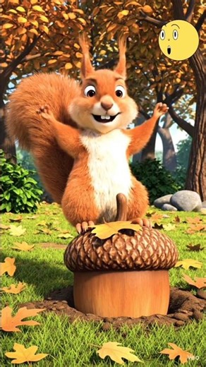Squirrel 🐿️ funny animeted short video,squirrel funny cartoon,