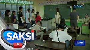14K views · 20 reactions | Pumalya ang ilang vote counting machine sa unang subok sa automated na botohan para sa barangay at SK elections. Nariyan din ang dati nang mga problema gaya ng siksikan at mga botanteng hindi mahanap ang pangalan. | Saksi | Facebook
