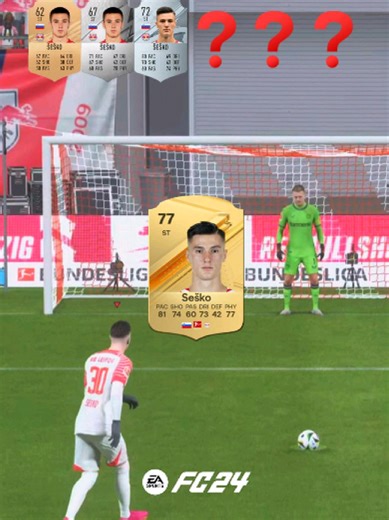 Benjamin Sesko's FIFA Evolution Analysis