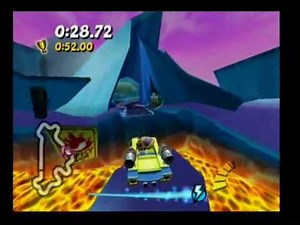 Crash Tag Team Racing [100% Walkthrough] - Part 40 - Tire & Ice Fast Lap