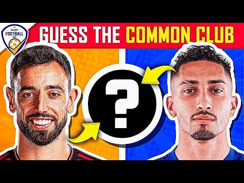 GUESS WHICH TEAM THESE 2 PLAYERS HAVE PLAYED TOGETHER | FOOTBALL QUIZ 2024