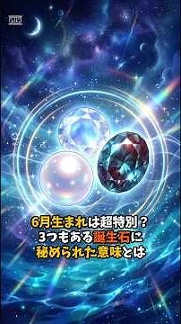 6月生まれは超特別！？3つもある誕生石に秘められた意味とは