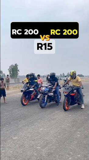 🔥 Yamaha R15 V4 🆚 KTM Duke 200 | Ultimate Drag Race 2026 😱 | Shocking Winner! #shorts