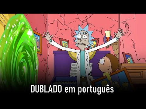 Rick e Morty destroem a família Simpson | Os Simpsons (DUBLADO)