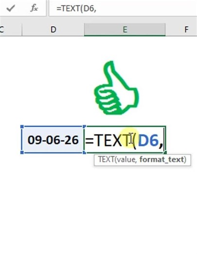 Text function in excel | Test formula in excel #excel #exceltips #exceltricks #exceltutorial #shorts