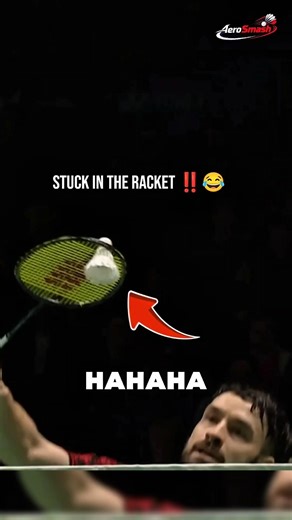 When the Shuttle Gets Stuck on Chris Langridge’s Racket 😆