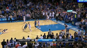 5.5K views · 133 reactions | 96 - 96, Andrew Wiggins défendu par Kevin Durant, Fixation de Wiggins, kick out pour Ricky Rubio qui plante un buzzer beater qui crucifie Oklahoma City Thunder. #CLUTCH | BeClutch Sport | Facebook