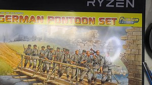 [模型评测]威龙 1/35 6532 德军步兵组加浮桥组件豪华版