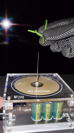 🌵 Music tesla coil #cactus #experiment #plant | Konstantin