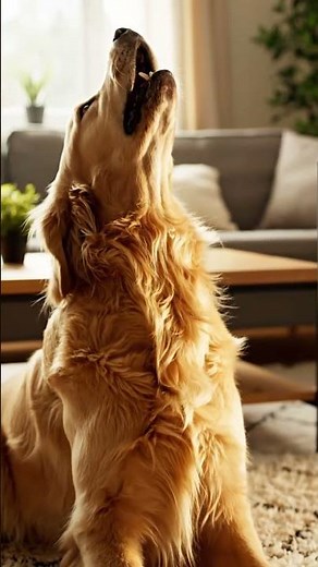 Adorable Dog's Hilarious Attempt to Howl Along with Music 🐶🎶