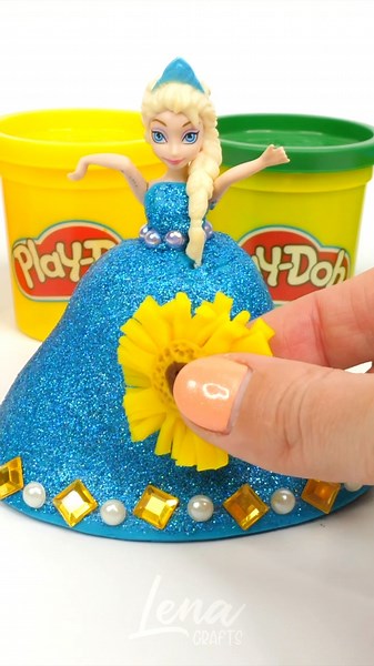 Making Awesome Dress for Princess Frozen Elsa