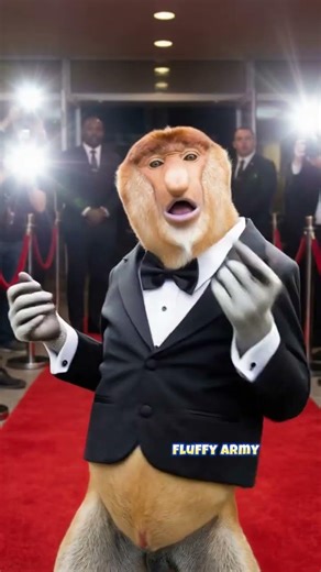 Funny Monkey Transformation: From Zoo to Red Carpet! 🤣