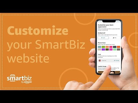 How to customize your SmartBiz website? Tutorial
