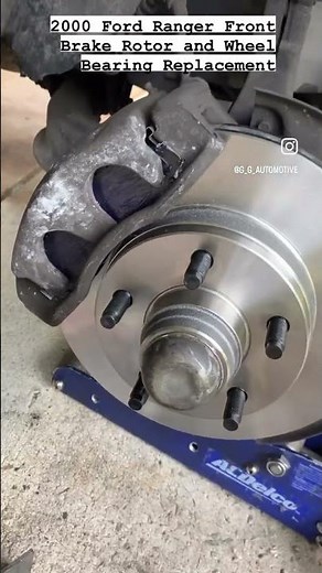 2000 Ford Ranger Front Rotor and Pad Replacement And Wheel Bearing Replacement #ford #acdelco