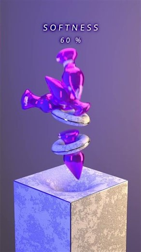 0% to 100% arrow VS 2 torus! softbiody simulation test in houdini !