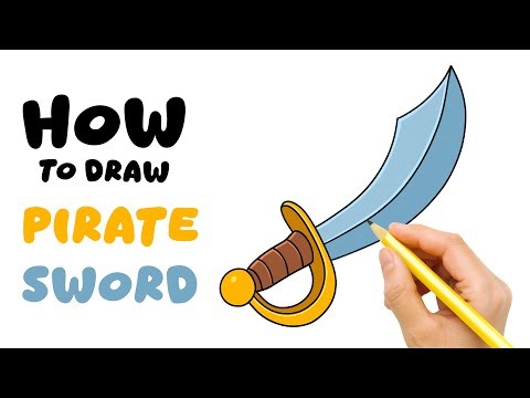 How To Draw A Pirate Sword – Easy & Fun Drawing for Kids
