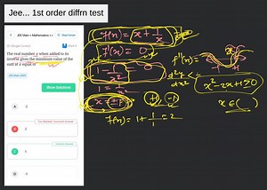Mathematics > 1 () Start timer Q1 (Single Correct) ( Mark It Th... | Filo