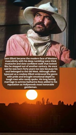 Sam Elliott The Voice of the Modern Cowboy #hollywoodbuzz #facts #vintage #western