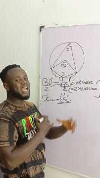 Circle theorem || #satmath #highschoolmath #satprep