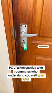When you live with roommates that understand you well 😅😅 | CBU content HUB